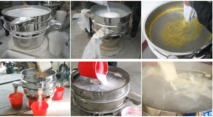 豆?jié){振動篩可適用于化工行業(yè)、食品行業(yè)、冶金礦業(yè)、公害處理等行業(yè)